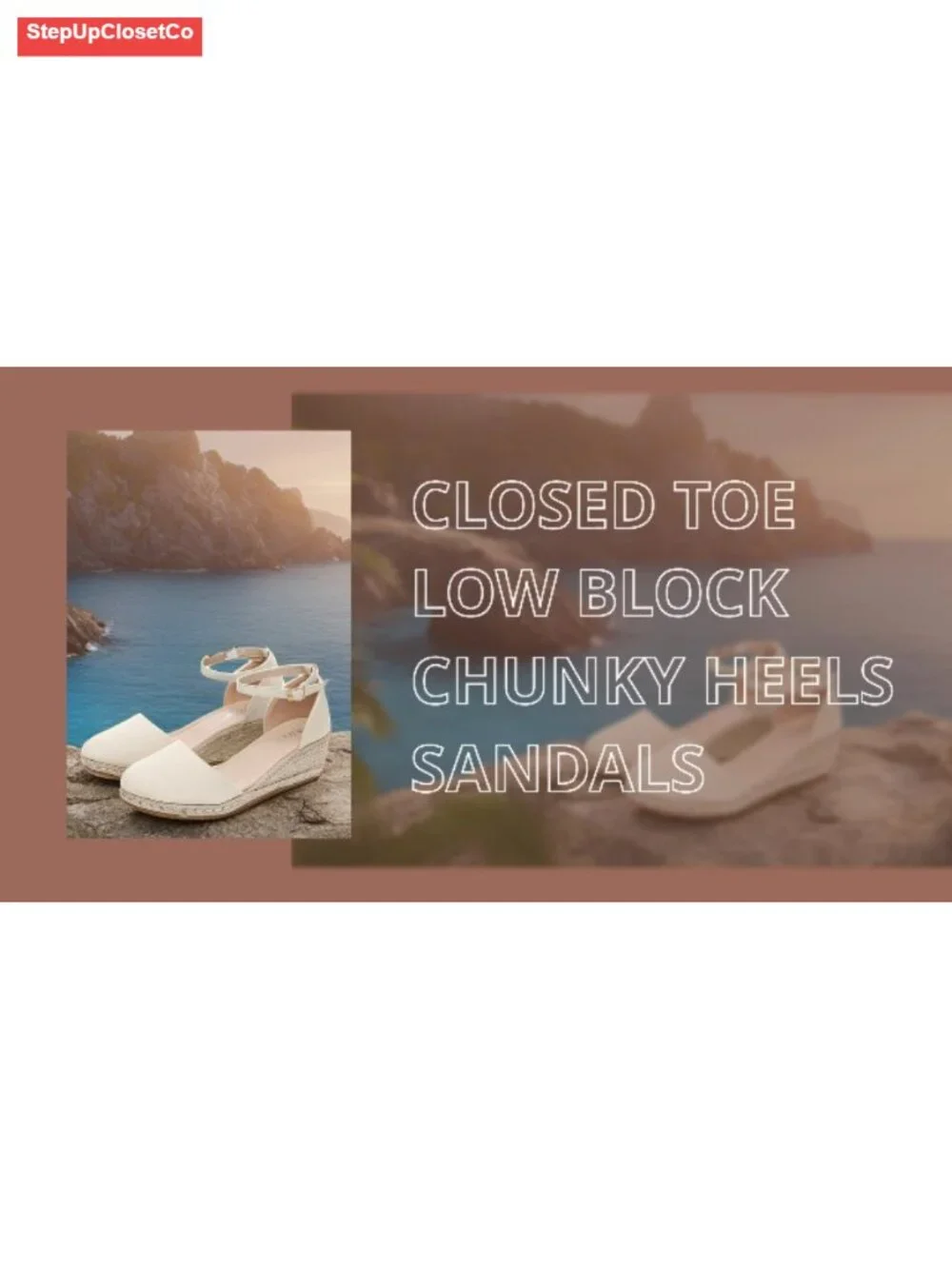 Women's Closed Toe Canvas Ankle Strap Espadrilles Wedge Sandals